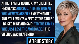 My Daughter-in-Law Humiliated Me at the Family Reunion-Then I Revealed the Secret Funding Their Life