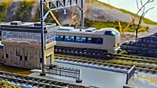 JR EMUs 221series 223 series JR 683-4000 series Thunderbird Limited Express. N scale compositions...