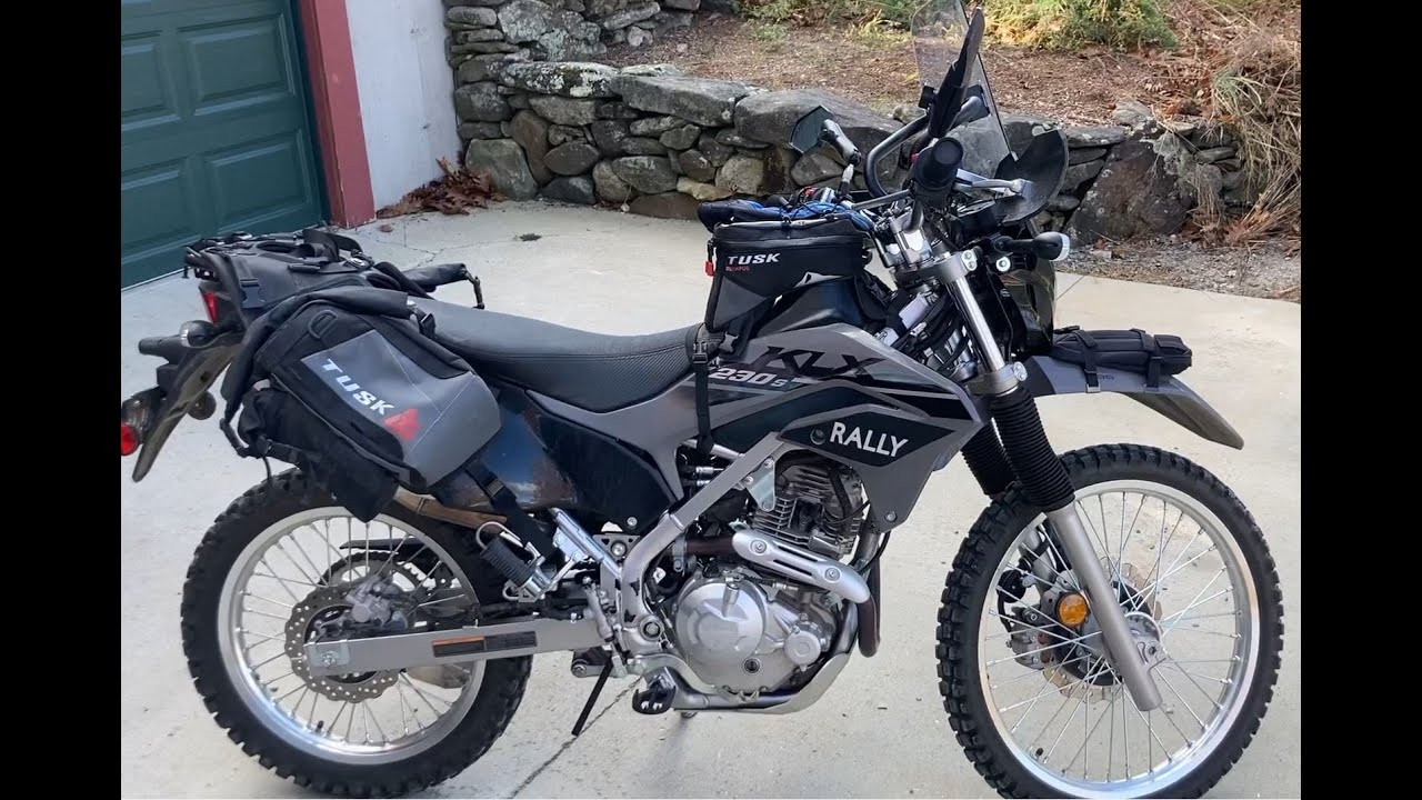 KLX 230 4 gallon tank install and review - YouTube