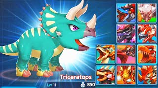 Dinobot Battle: Triceratops Tag Team | Eftsei Gaming