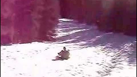 garbage bag sled