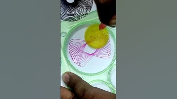 Simple spirograph design Geometric shape391 #shape #art #ytshort #funnypa #shorts #ytshort #tranding