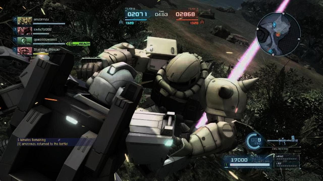 GBO2 Situation battle : Jungle Gundam | First Sortie in the Zaku II ...