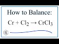 Balancing Chemical Equations Concepts