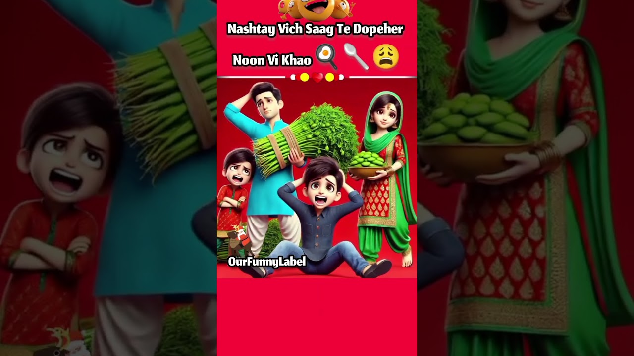 "Saag Aagaya Saag Aagaya🥬🍽️😫 