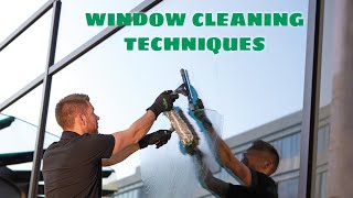 Traditional Window Cleaning Techniques - Tutorial  Video 2 - UNGER