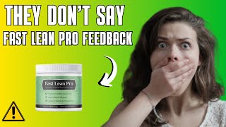 FAST LEAN PRO - (( ️NEW WARNING!️)) - Fast Lean Pro Reviews - Fast Lean Pro Weight Loss Supplement