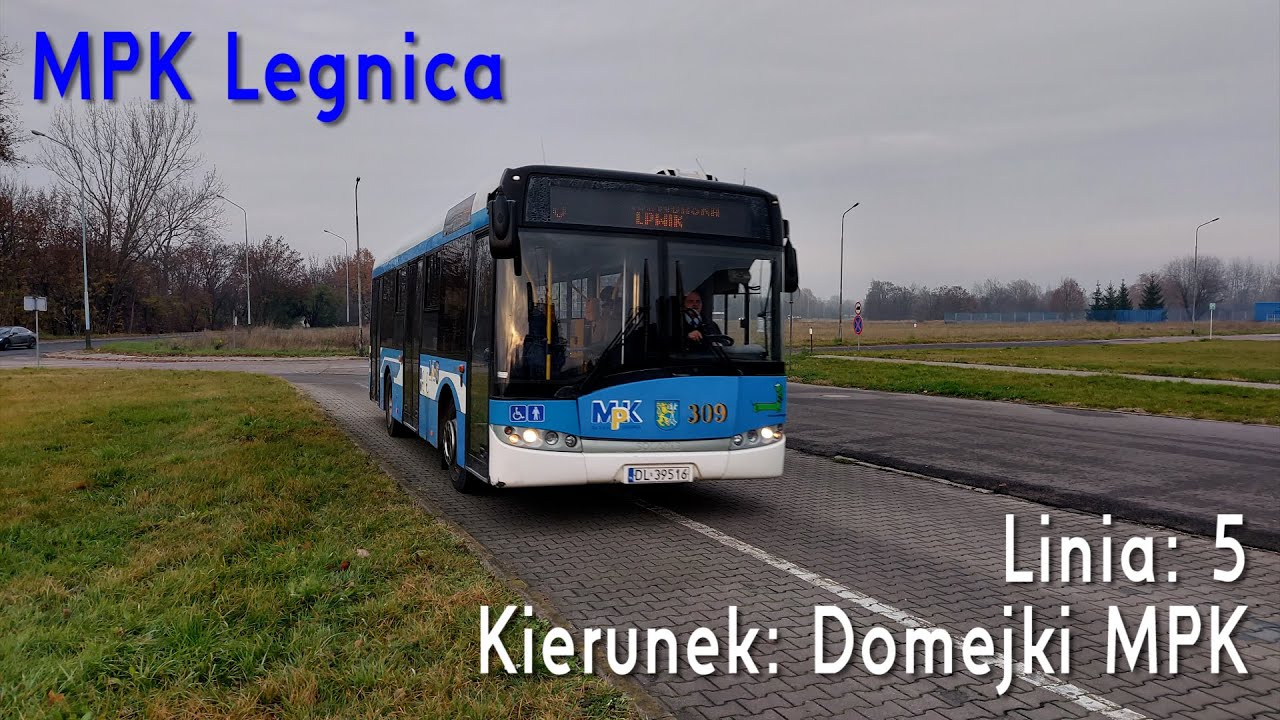 [🇵🇱PL] TIMELAPSE: MPK Legnica - Linia: [🚍5]