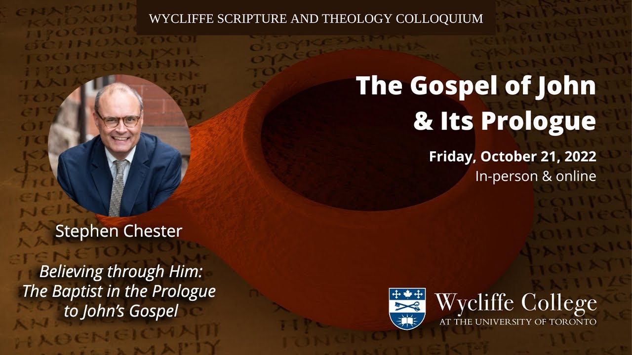 Believing through Him: The Baptist in the Prologue to John's Gospel - Stephen Chester