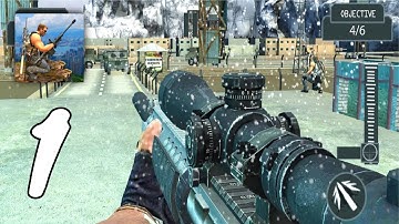 Sniper Assassin：Gun Shooting Gameplay Walkthrough #1 (Android, IOS)