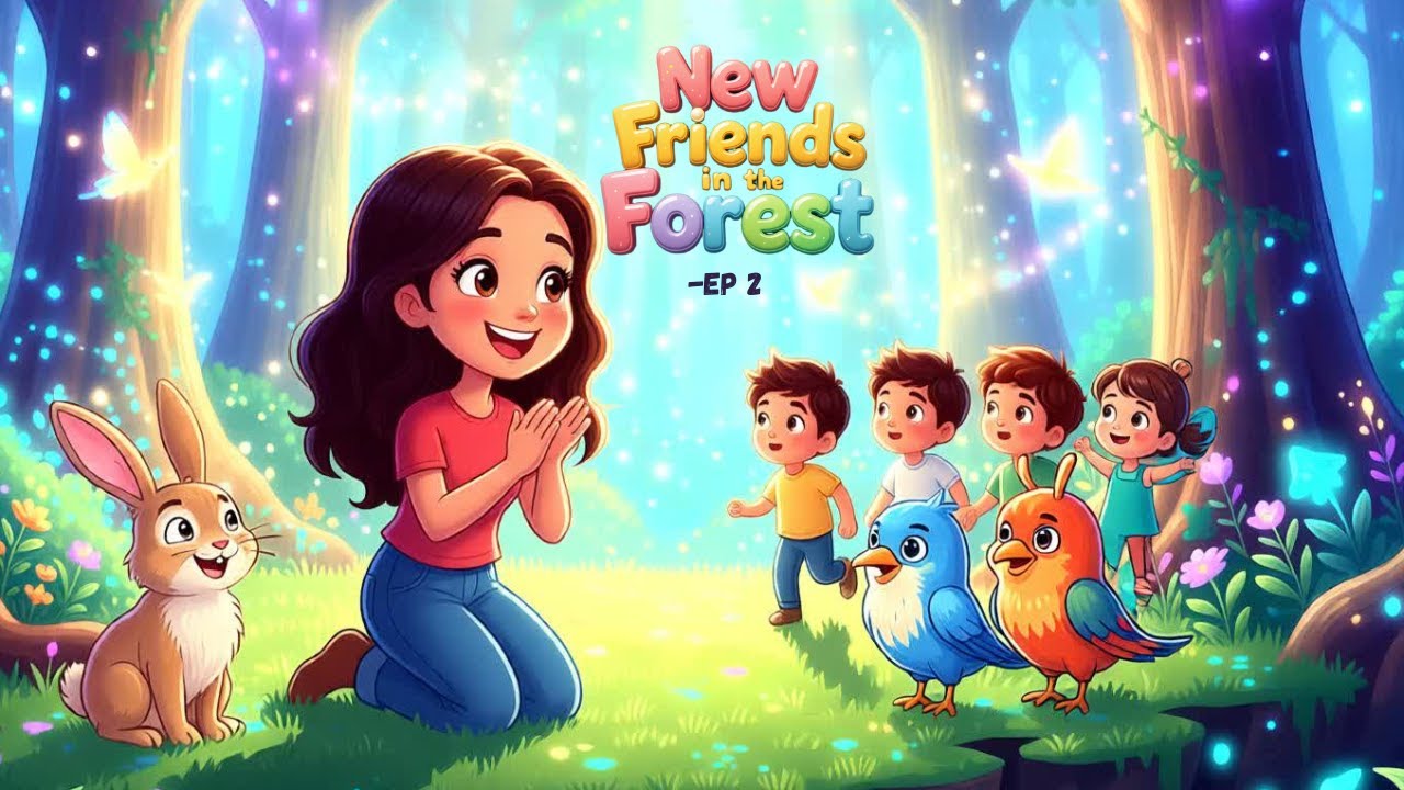 Magical Kids Story 🌈 | Maya Meets New Friends in the Forest | Bedtime Story for Kids | Ep-2