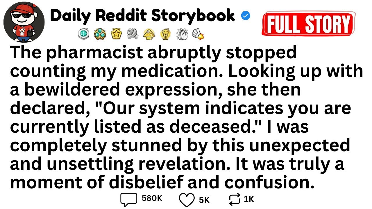 [FULL STORY] The pharmacist abruptly stopped counting my medication. Looking up with ..!