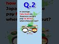 Quiz Fact About Japan #shorts #factaboutjapan #japanlife
