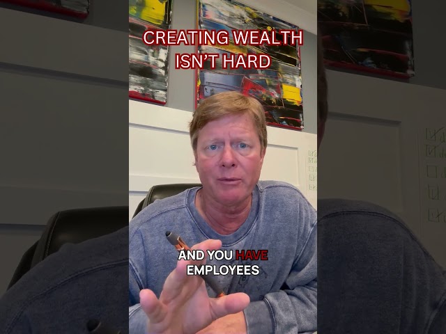 Creating wealth isn't hard, you just need to know how... #businesscoach #salesadvice #businessowner