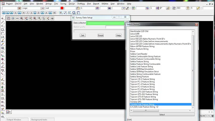 12d Model Survey - 2.0 Setting The Data Collector