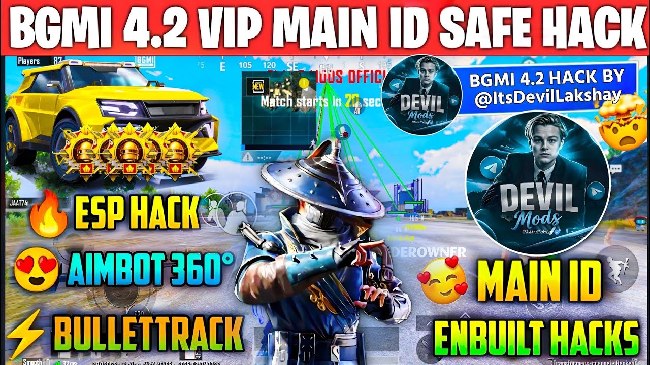 BGMI HACK 4.2 | BGMI 4.2 MOD APK | BGMI ESP HACK | BGMI NEW HACK TODAY | HOW TO HACK BGMI HACK
