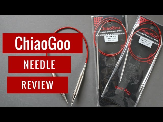 ChiaoGoo 32 inch Circular Knitting Needles Stainless Steel