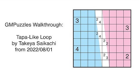 GMPuzzles - 2022/08/01 - Tapa-Like Loop by Takeya Saikachi