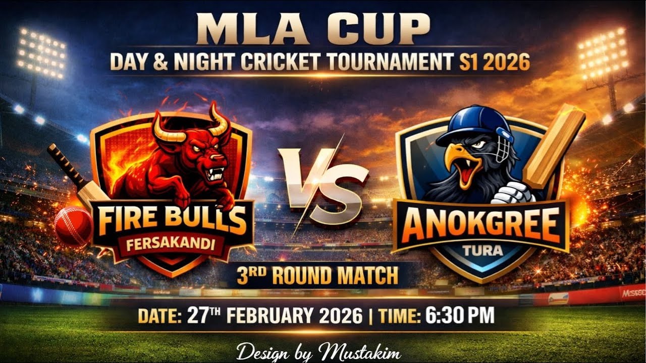 MLA CUP S1 DAY & NIGHT | ROUND 3 | FERSAKANDI VS ANOKGREE