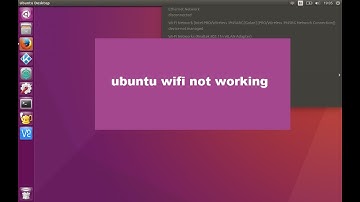 ubuntu 17.4 wi-fi not working