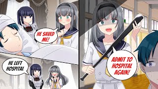 ［Manga dub］I saved a president's daughter so she wants to repay me but...［RomCom］