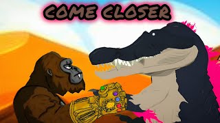 Godzilla x Kong Egypt Fight (Meme)