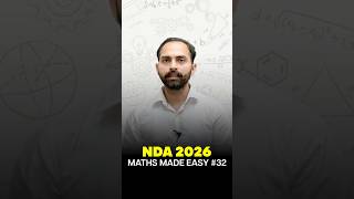 NDA 2026 Maths Made Easy Part 32 | Learn Smart with Niten Sir!