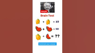 brain test || math puzzle ll iq test #shorts #youtubeshorts