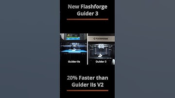 NEW Flashforge Guider 3 3D Printer is 20% Faster than Guider IIs V2!!