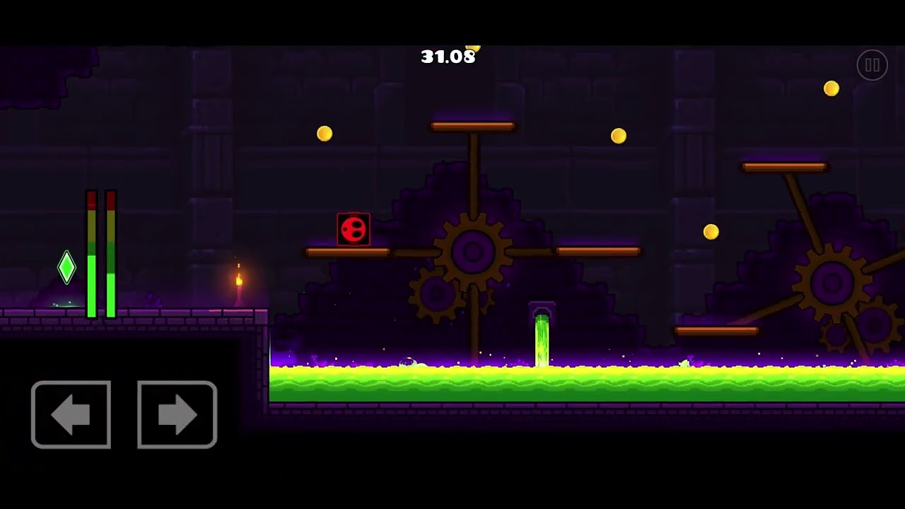 How to get every Blue Coin from the first level of The tower in Geometry Dash