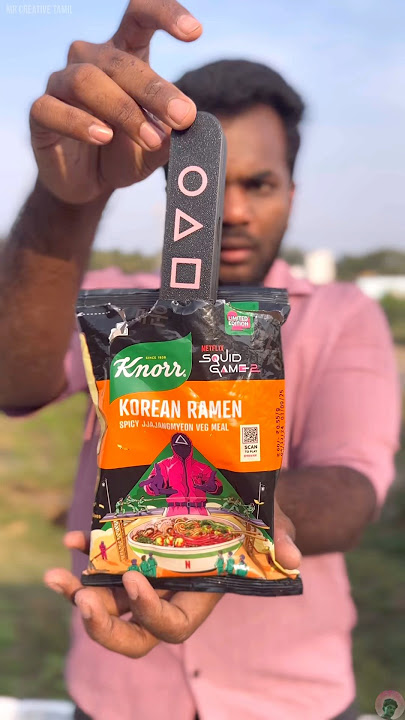 SECRET GIFT IN SQUID GAME NOODLES 🍜✨ - #shorts #squidgame #viralshort