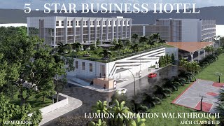 LUMION 11 : 5 STAR BUSINESS HOTEL , LUMION 11 - ANIMATION WALKTHROUGH screenshot 4