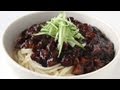 Noodles with blackbean sauce (Jjajangmyeon: ???)