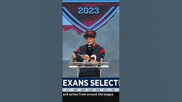 Ryan Trahan Announces Texans 69th Draft pick at 2023 NFL draft #shorts
