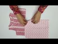 Cold shoulder baby girl frock cutting and stitching | Easy tutorial baby girl frock stitching