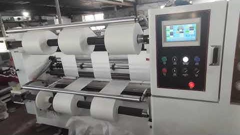 high-precision spunlace nonwoven slitting machine