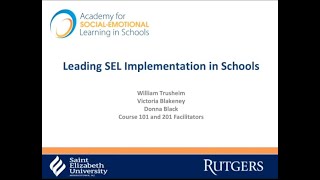Leading SEL Implementation in Schools
