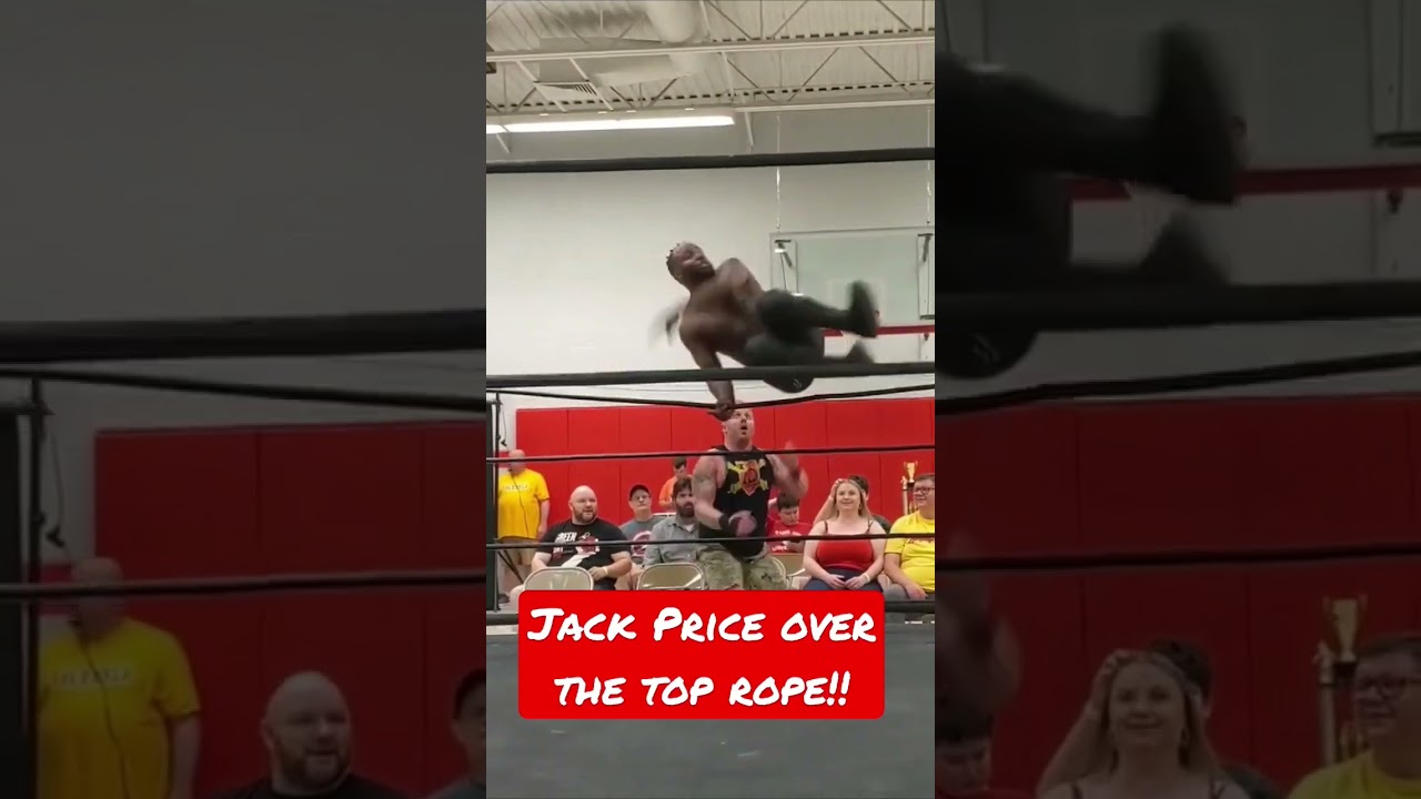 Jack Price goes airborne at Tri-City Wrestling 