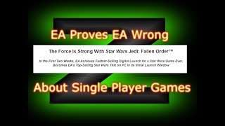 EA Proves EA Wrong As Star Wars Jedi Fallen Order Breaks Sells Records While Being Single Player!