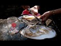 Real pearls/Ten-year-old river clams found in the wild, many colorful pearls