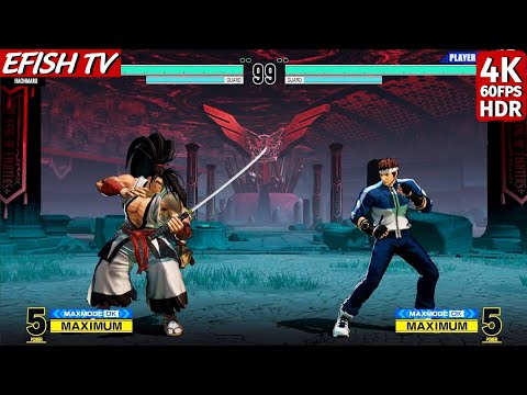 Haohmaru vs Shingo Yabuki (Hardest AI) - KOF XV | PS5 4K 60FPS