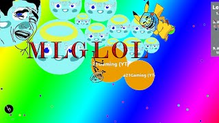 Agario 9K Mass In 3sec !!(AgarioGamePlay)Funny Momments