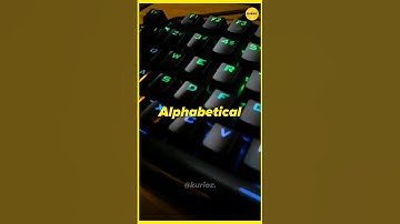 Why Are Keyboard Keys Arranged That Way?" (QWERTY) #factsshorts #randomfacts