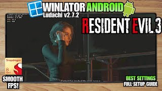 Resident Evil 3 Remake on Android | Winlator Bionic Ludashi v2.7.2 | Tested on SD 8 Gen 1 + Settings screenshot 2