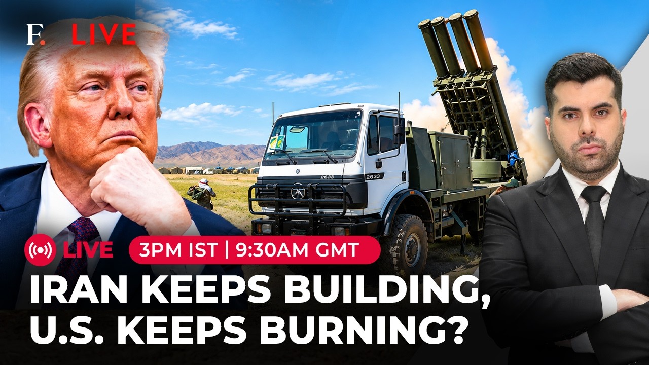 LIVE: Iran’s New Mass Weapons Plan Creates Panic In Pentagon? US Military Scrambles | Firstpost thumbnail