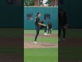 Pitcher Shows Us His Moves #savannahbananas #dance #partyanimals #bananaball #sports #baseball