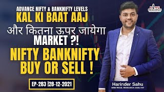 Intraday Stock For Tomorrow || Intraday Trading Strategy || Nifty prediction Ep- 283 (28 DEC 2021)
