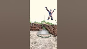 Monster attacking man funny vfx video | Viral magic video | By Ayan mechanic