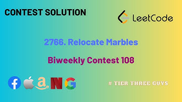 6469. Relocate Marbles || Leetcode || Biweekly contest 108 || Hindi