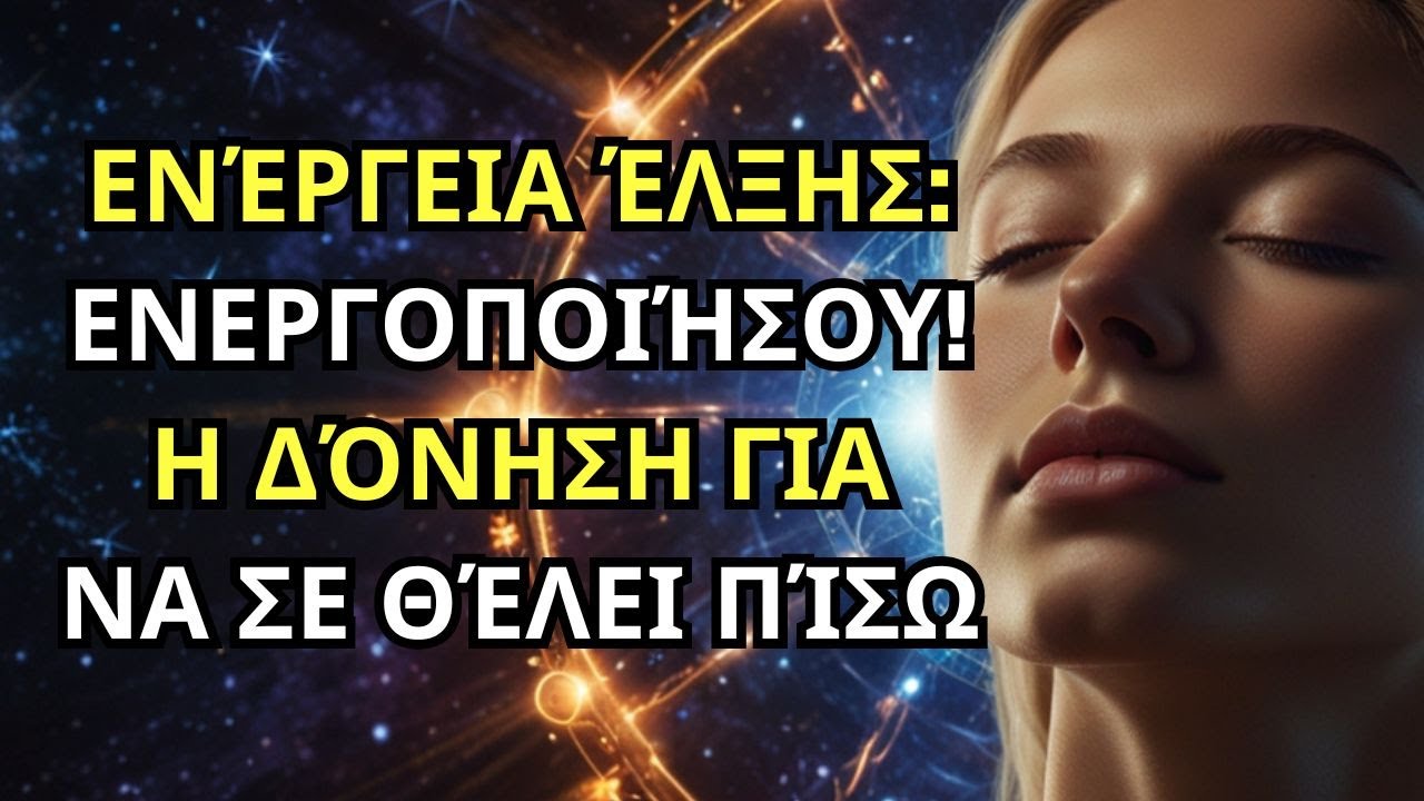 Πώς να Αλλάξεις την Ενέργειά σου και να ΓΥΡΙΣΕΙ ΠΙΣΩ | Η Δόνηση που Αλλάζει τα Πάντα  #νομοστηςελξης